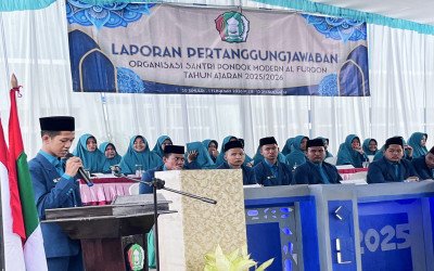 Pimpinan Pondok Pesantren Modern Al Furqon Resmi Buka Agenda LPJ dan Reorganisasi OSPM Tahun Pelajaran 2025/2026