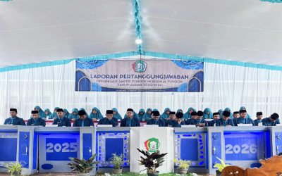Resmi Dilantik, Bhima Aqila Fadia Hanya dan Aini Nurhasanah Putri Nahkodai OSPM Al Furqon Periode 2026/2027
